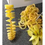 Spiralkartoffel Spieß Schneider vollständig aus Edelstahl – Bild 12